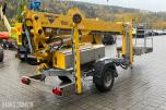 2018 Omme 1700EX tilhengerlift med 17 meter arbeidshøyde