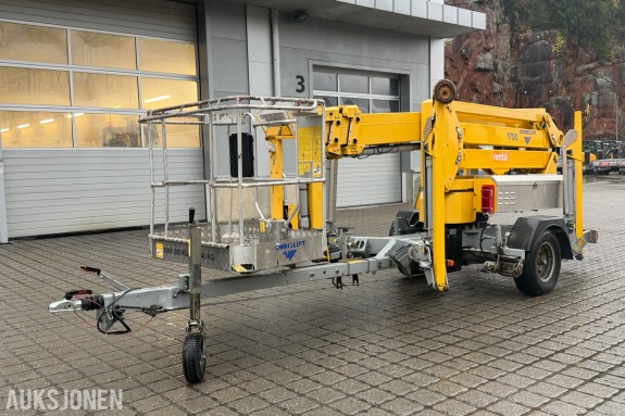 2018 Omme 1700EX tilhengerlift med 17 meter arbeidshøyde