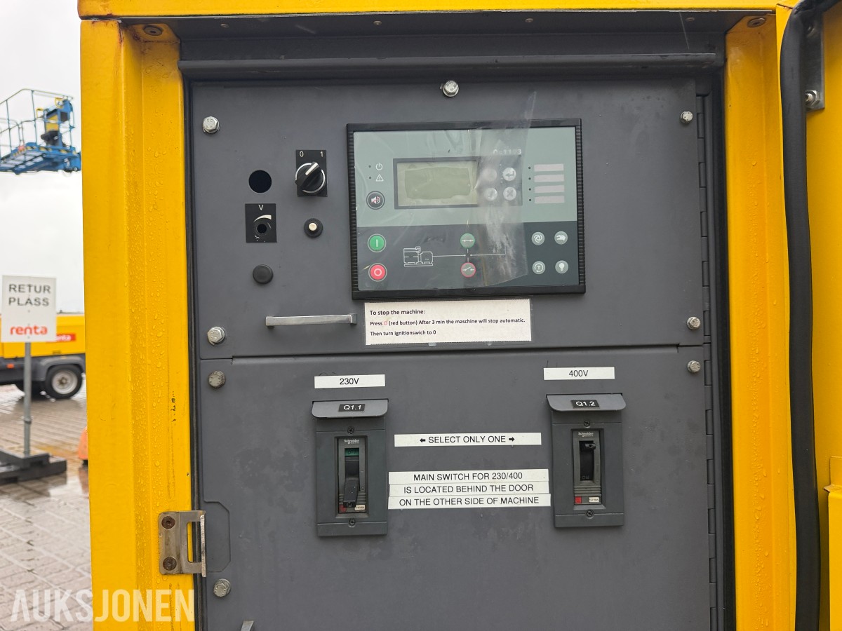 2016 Atlas Copco QAS 100 Strømaggregat – 100 KVA