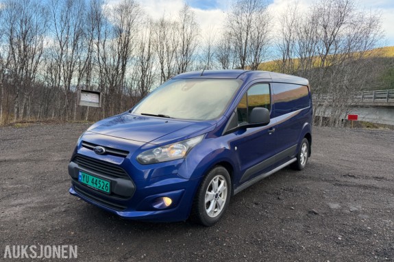 2014 Ford Transit Connect, 1.6-95 D, 152247 km, 3 seter, Hengerfeste, Innredning