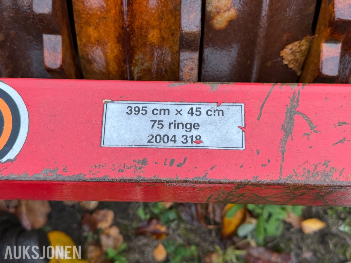 Åkertrommel, 3-punkt, 4m arbeidsbredde 