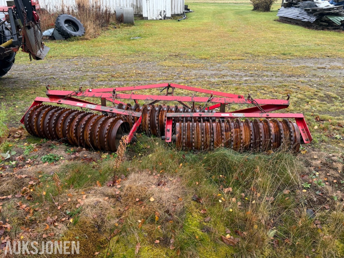 Åkertrommel, 3-punkt, 4m arbeidsbredde 