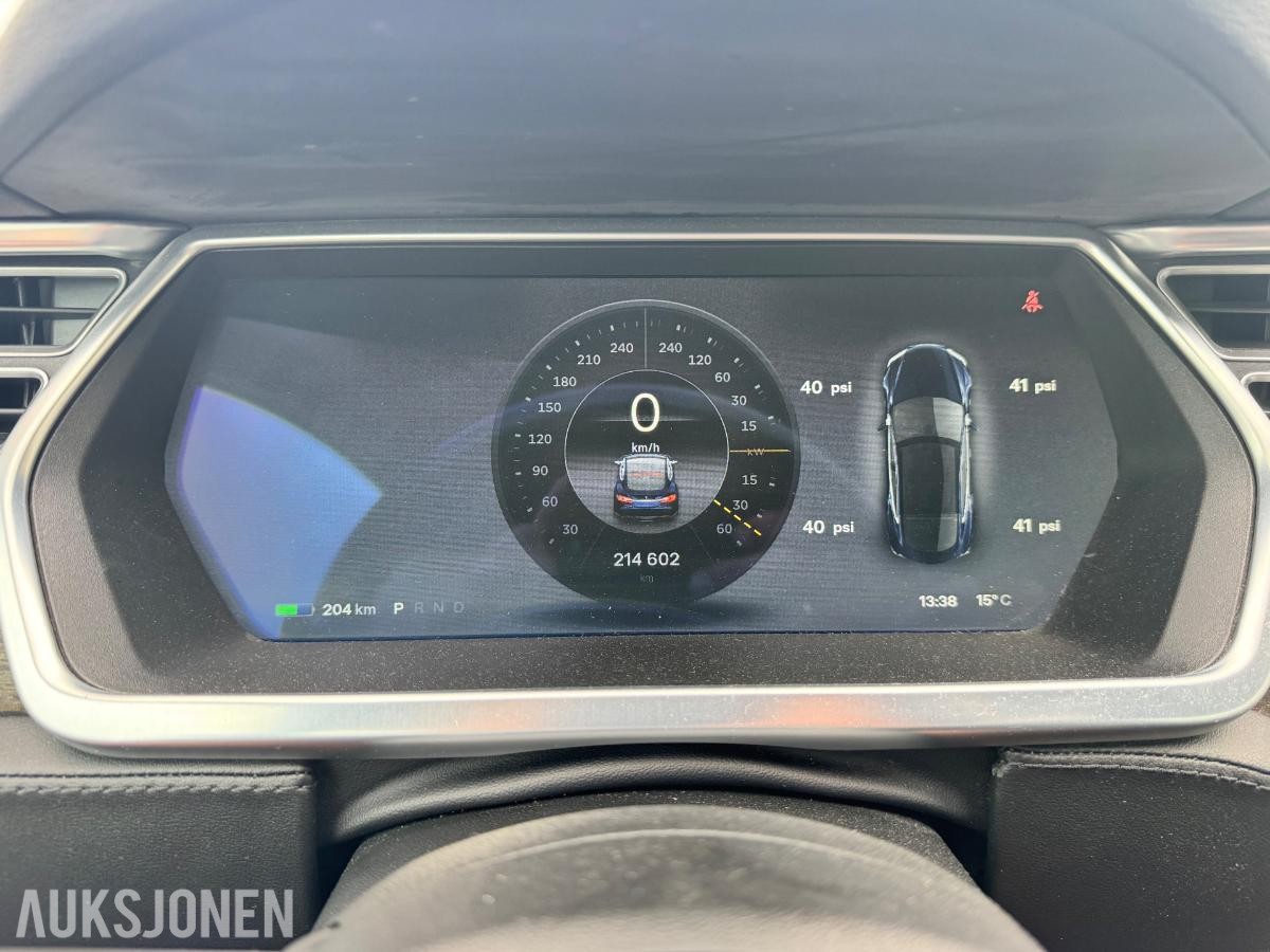 2014 Tesla Model S, 75, 7-SETER,VIKING TAKST, 215000km