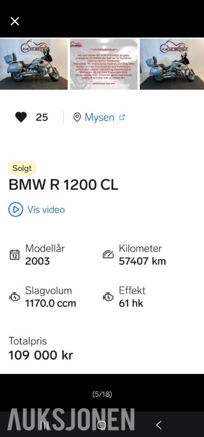2003 BMW R 1200 CL