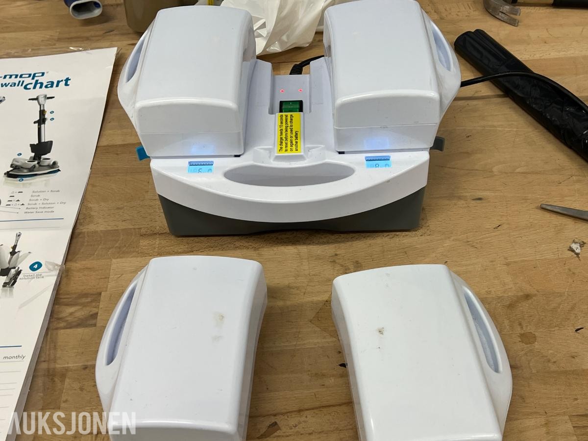 i-mop Basic XL – 2 sett batterier + lader