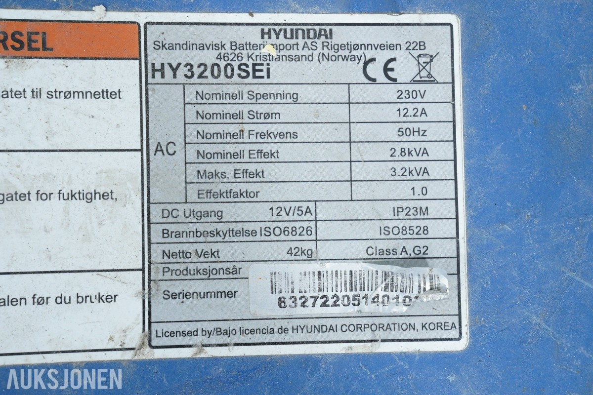 Hyundai inverteraggregat og bensindrevne vannpumper fra Gebe og Cocraft