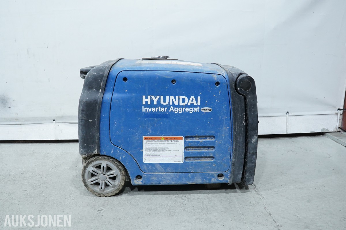 Hyundai inverteraggregat og bensindrevne vannpumper fra Gebe og Cocraft