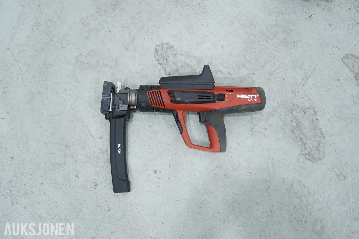 Parti Hilti verktøy med DX 76, SB 4-22, SD 2500