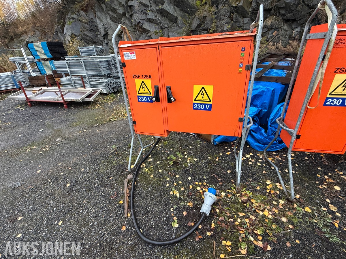 Holte Industri ZSF 125A RH byggestrømskap – 125 A / 230 V