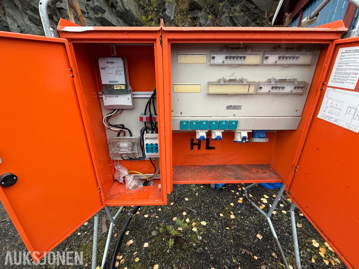 Holte Industri ZSF 125A RH byggestrømskap – 125 A / 230 V