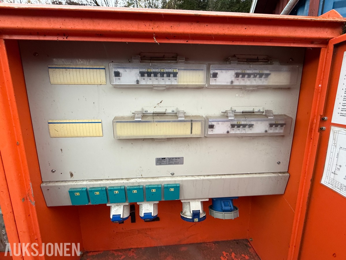 Holte Industri ZSF 125A RH byggestrømskap – 125 A / 230 V