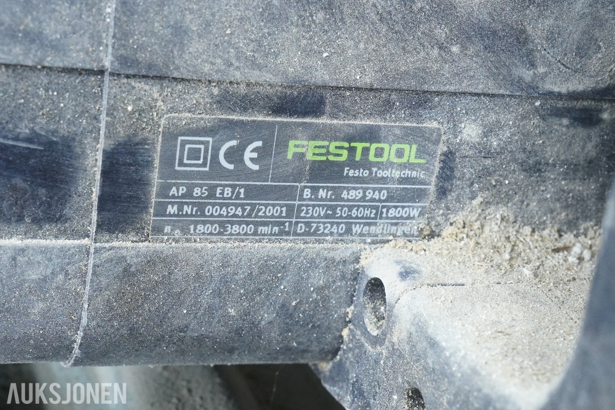 Verktøyparti med Festool, DeWalt og Makita