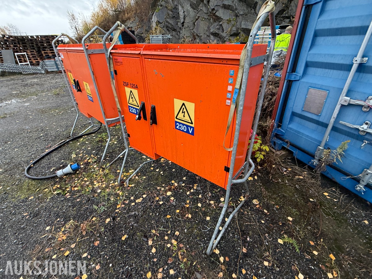 Holte Industri ZSF 125A RH byggestrømskap – 125 A / 230 V