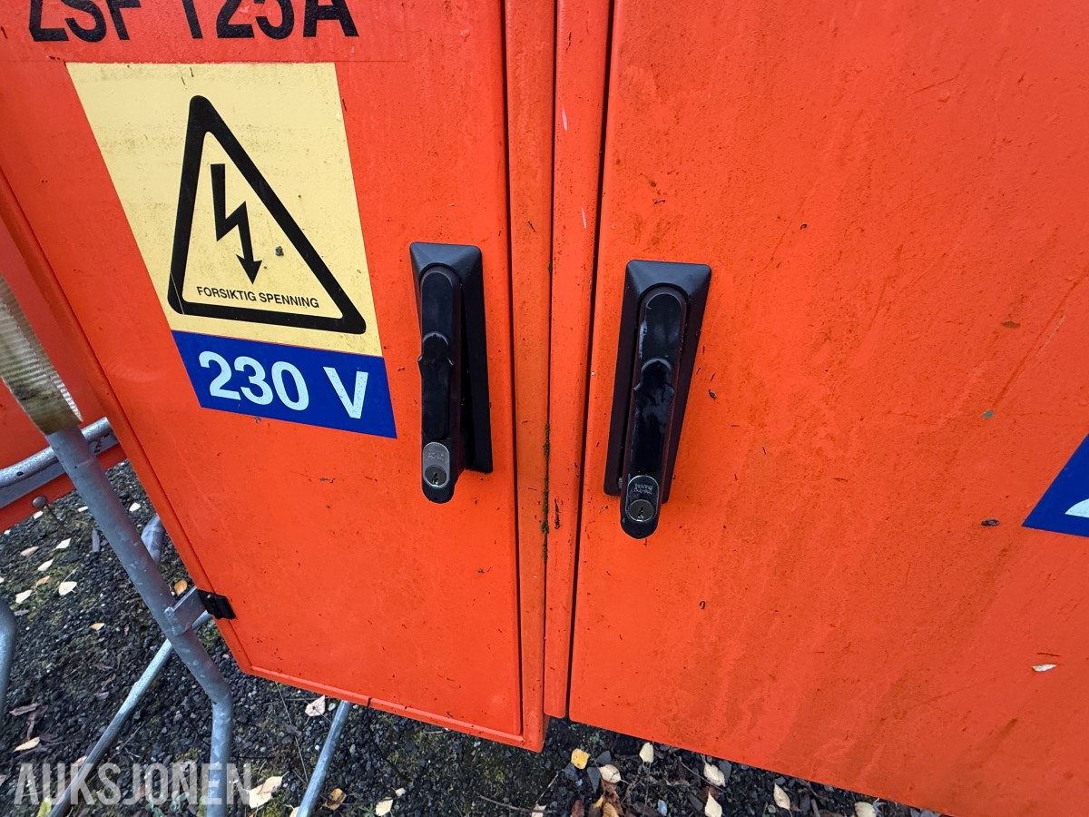 Holte Industri ZSF 125A RH byggestrømskap – 125 A / 230 V