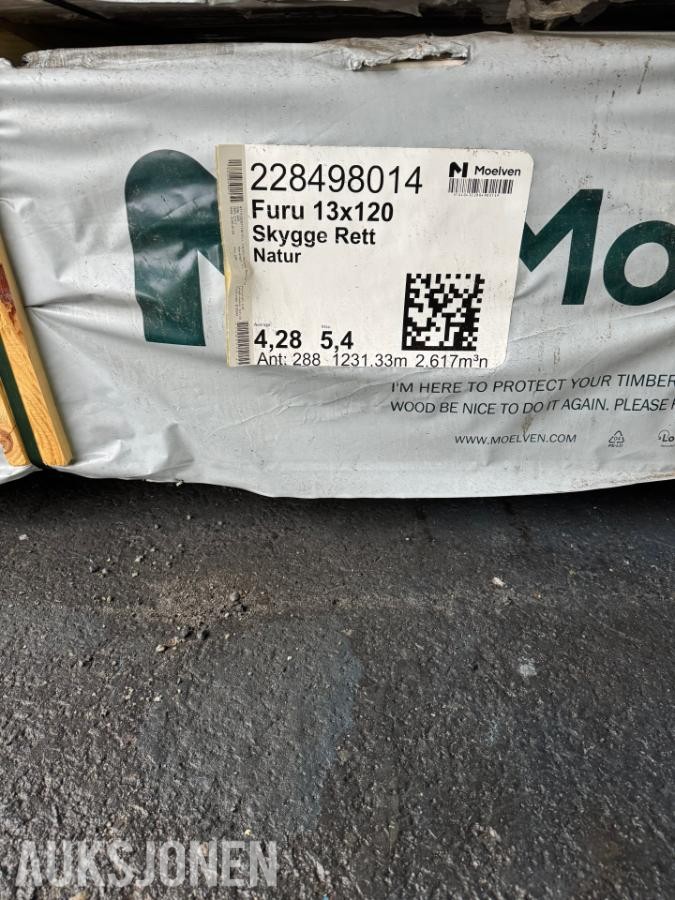 FURU 13x120 Skygge Rett Natur