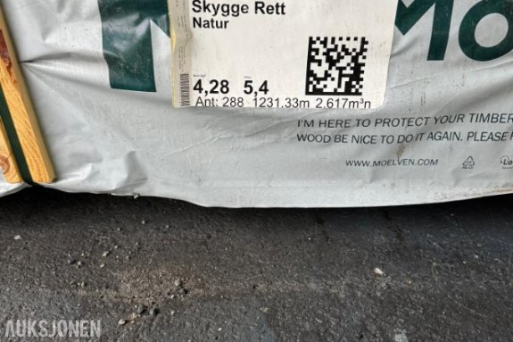 FURU 13x120 Skygge Rett Natur