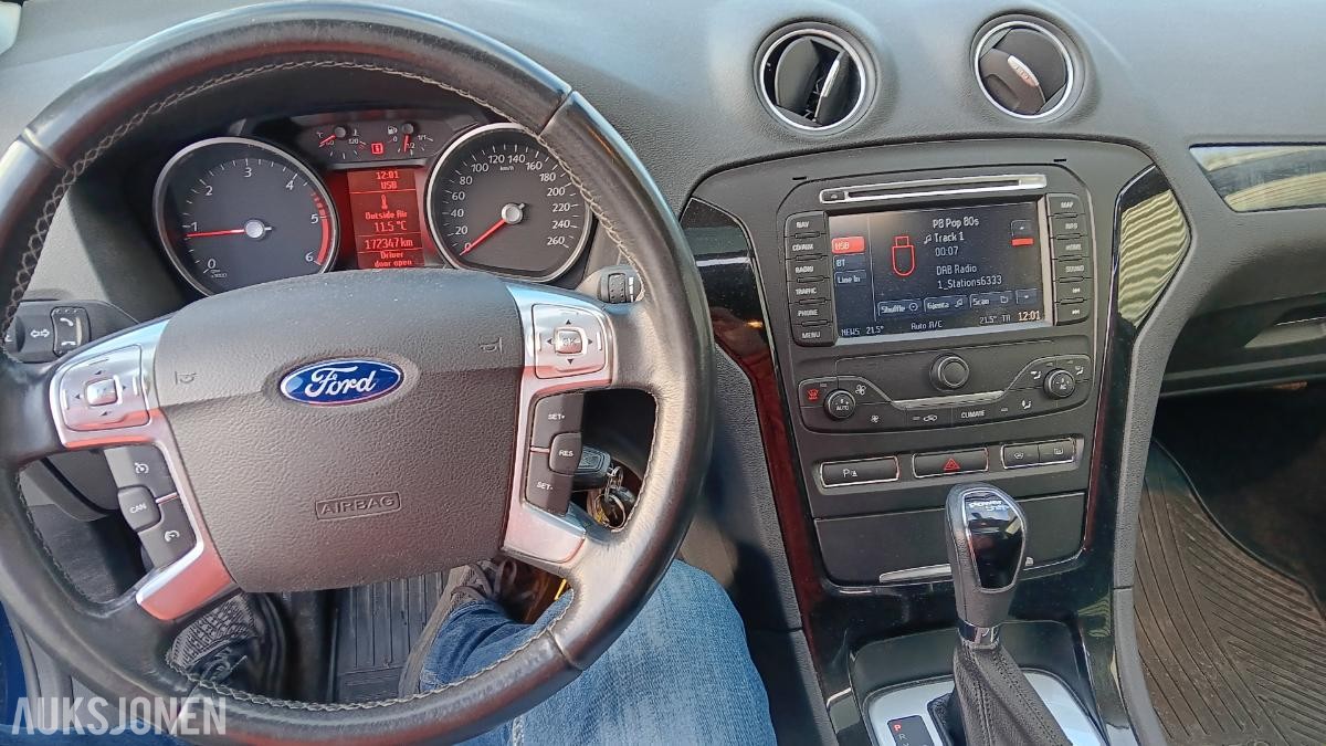 2012 MONDEO 2.0TDCi GHIA 140HK Automat St.vogn Webasto/Soltak/Klima/Krok, 172500km