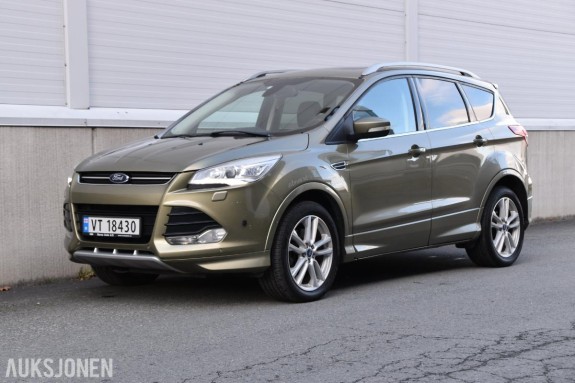 2014 Ford Kuga 2.0 TDCi 163hk 4WD Aut. Titanium Plus, Automat, Hengerfeste, Skinninteriør, S+V dekk 