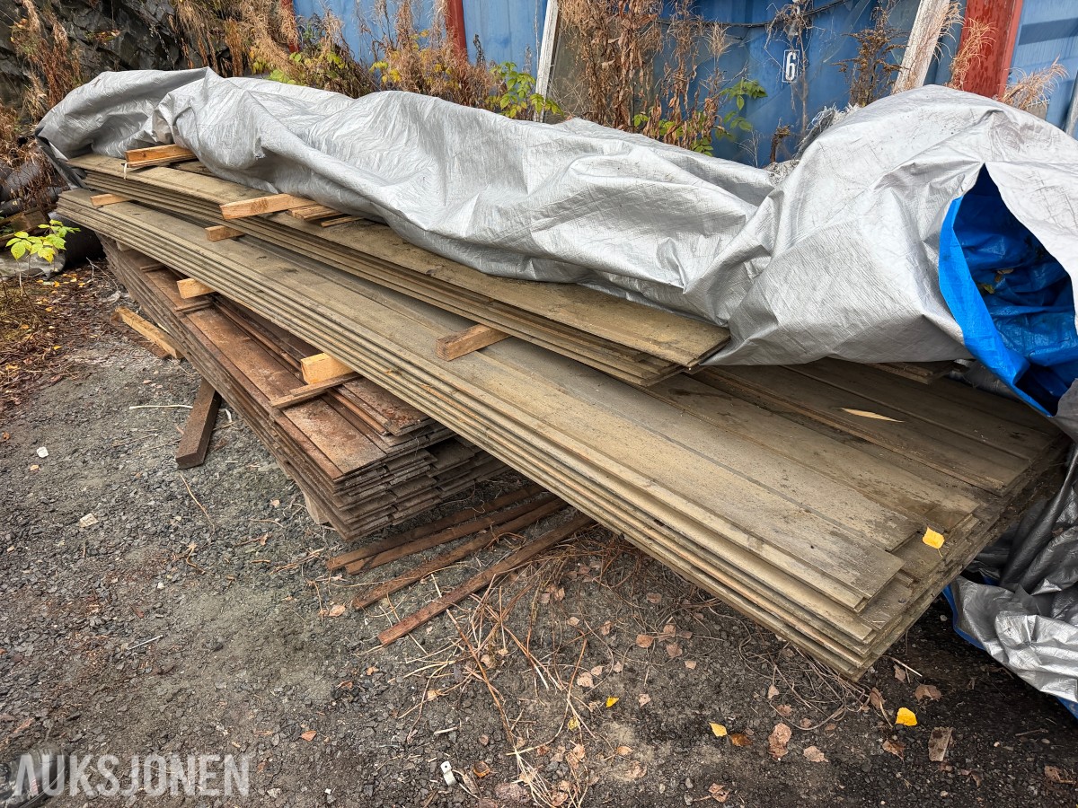 Materialpakke - 19x145 stående dobbelfals rettkant - ca. 600 løpemeter