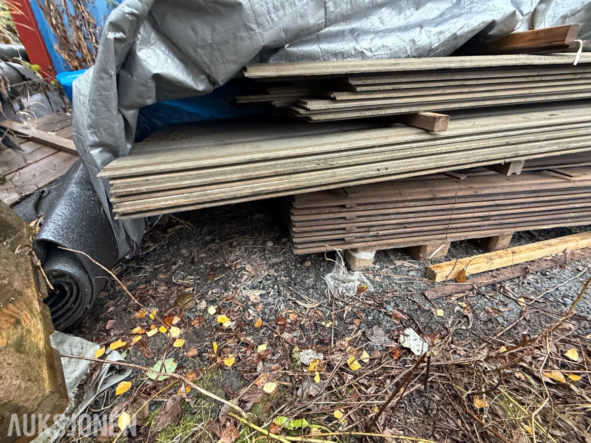 Materialpakke - 19x145 stående dobbelfals rettkant - ca. 600 løpemeter