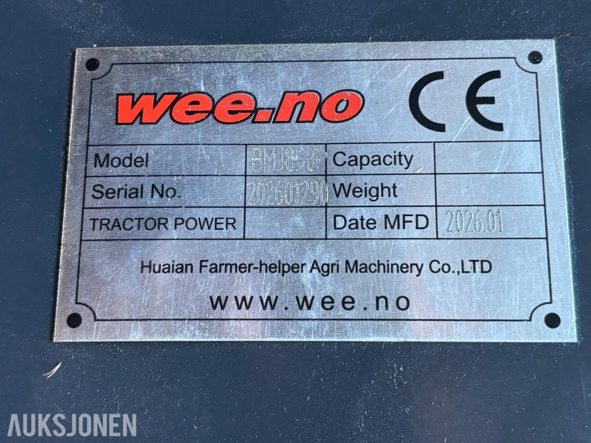 2026 Wee BMJ850P Kantklipper / beitepusser, 813 mm arbeidsbredde