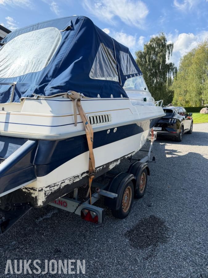 2002 Nor-Dan 610 båt – 21 fot – MerCruiser 1.7 Diesel – Henger