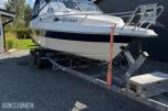 2002 Nor-Dan 610 båt – 21 fot – MerCruiser 1.7 Diesel – Henger