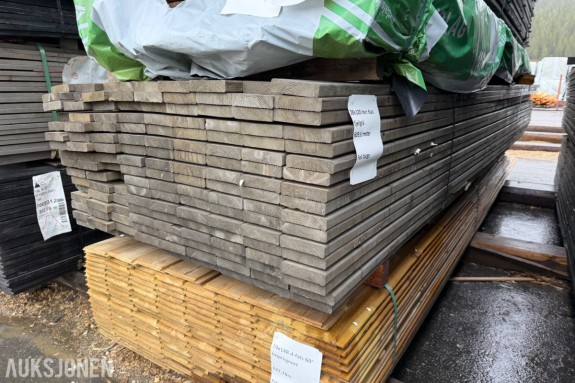 28x120 mm. Terrasse Bord Duo. 1 sort. **Feil farge**