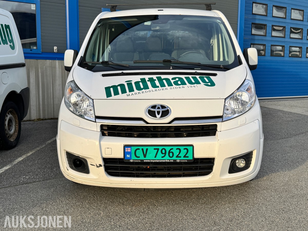 2016 Toyota PROACE 2.0 D 128HK LANG 3 SETER CRUISE SKYVEDØRER