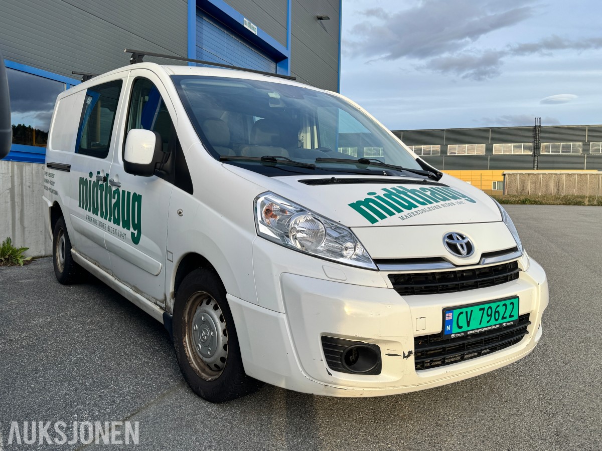 2016 Toyota PROACE 2.0 D 128HK LANG 3 SETER CRUISE SKYVEDØRER