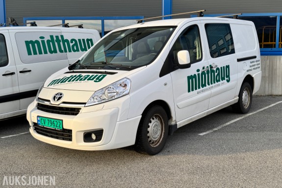 2016 Toyota PROACE 2.0 D 128HK LANG 3 SETER CRUISE SKYVEDØRER