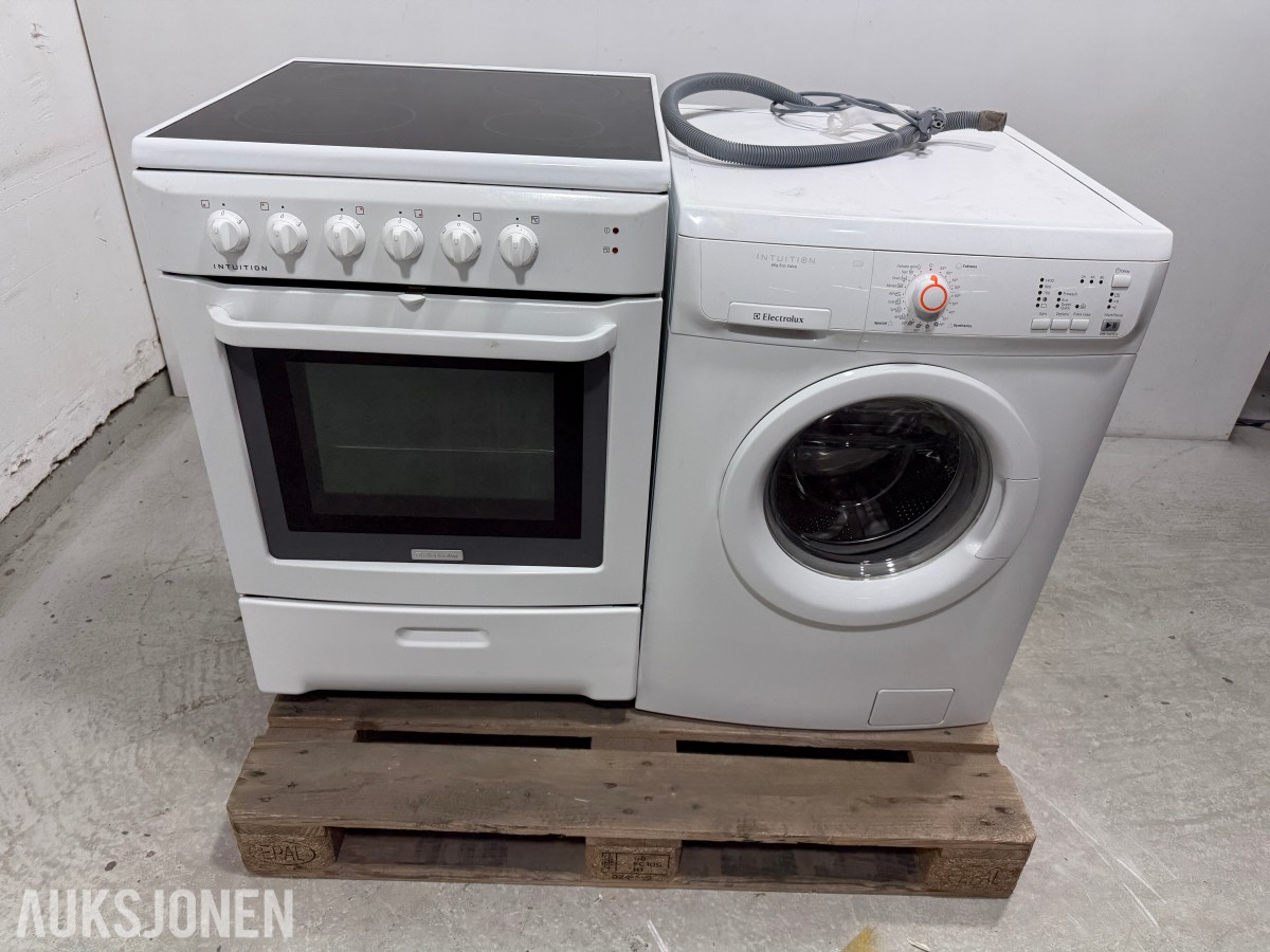Electrolux komfyr EKC6006 og vaskemaskin EWF14079W
