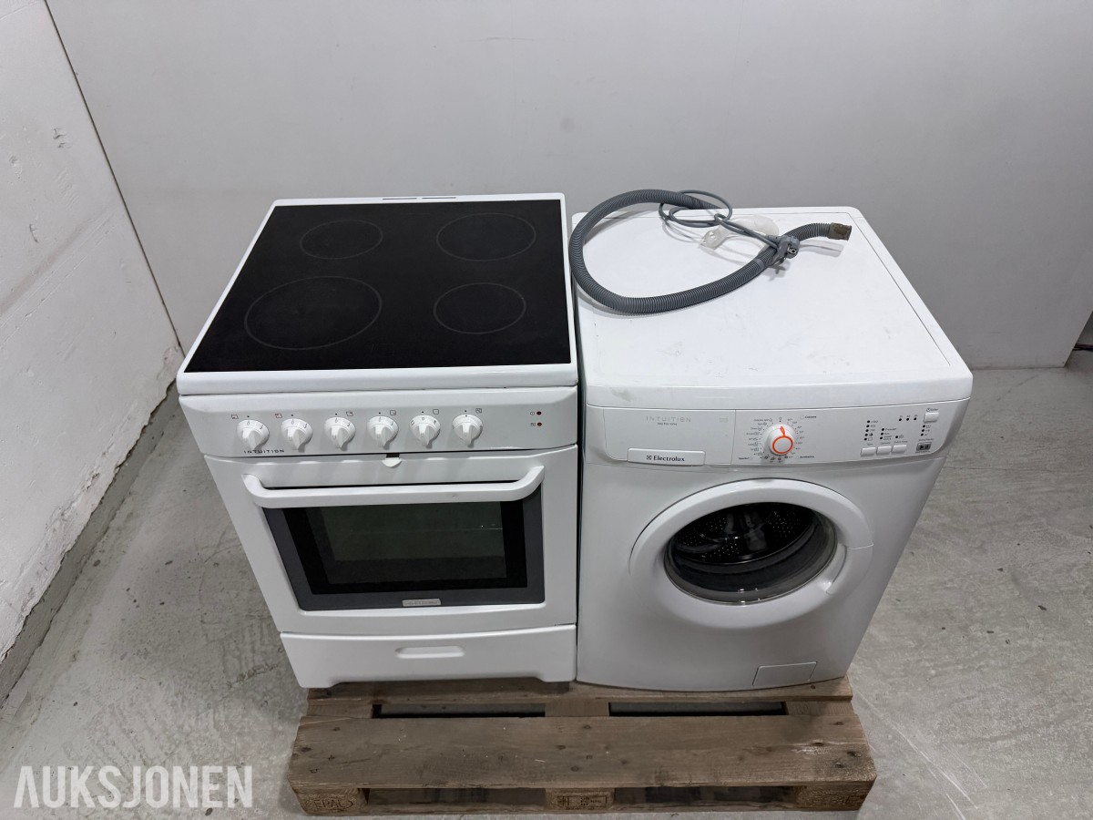 Electrolux komfyr EKC6006 og vaskemaskin EWF14079W