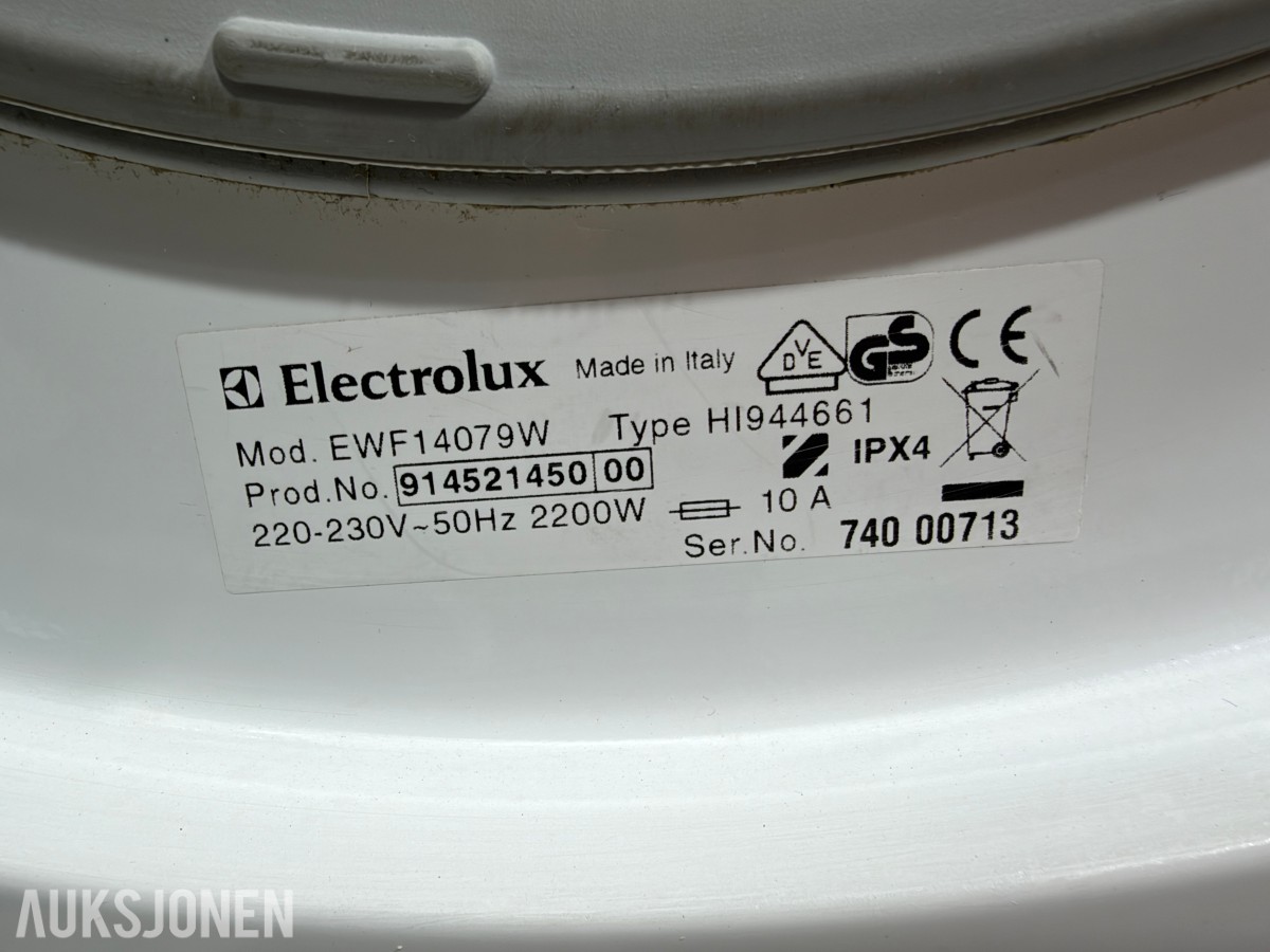 Electrolux komfyr EKC6006 og vaskemaskin EWF14079W