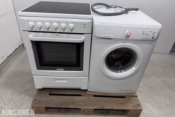 Electrolux komfyr EKC6006 og vaskemaskin EWF14079W