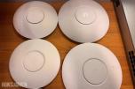 Ubiquiti UniFi nettverksutstyr - USW-24-POE og 5 aksesspunkter