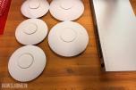 Ubiquiti UniFi nettverksutstyr - USW-24-POE og 5 aksesspunkter