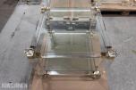 8 stk Glassbord med gullfargede detaljer