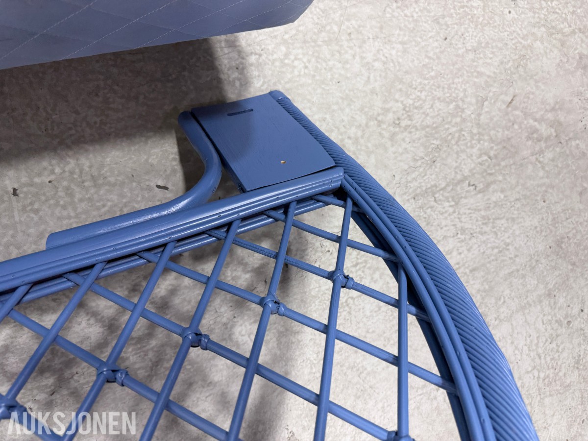 IKEA seng med flettet gavl og SULTAN GRYNING madrass