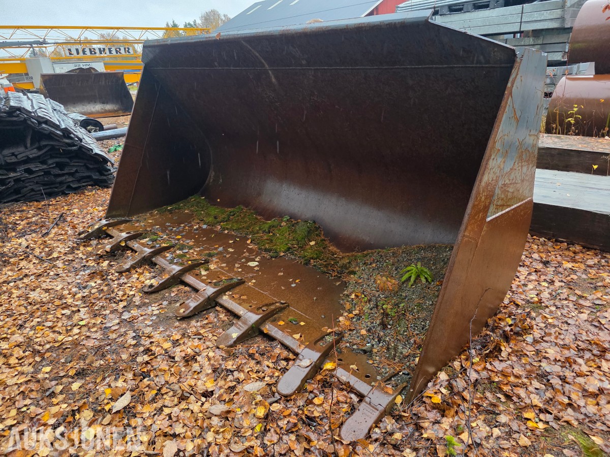 Hjullasterskuffe/ Bergskuffe stor kraftig