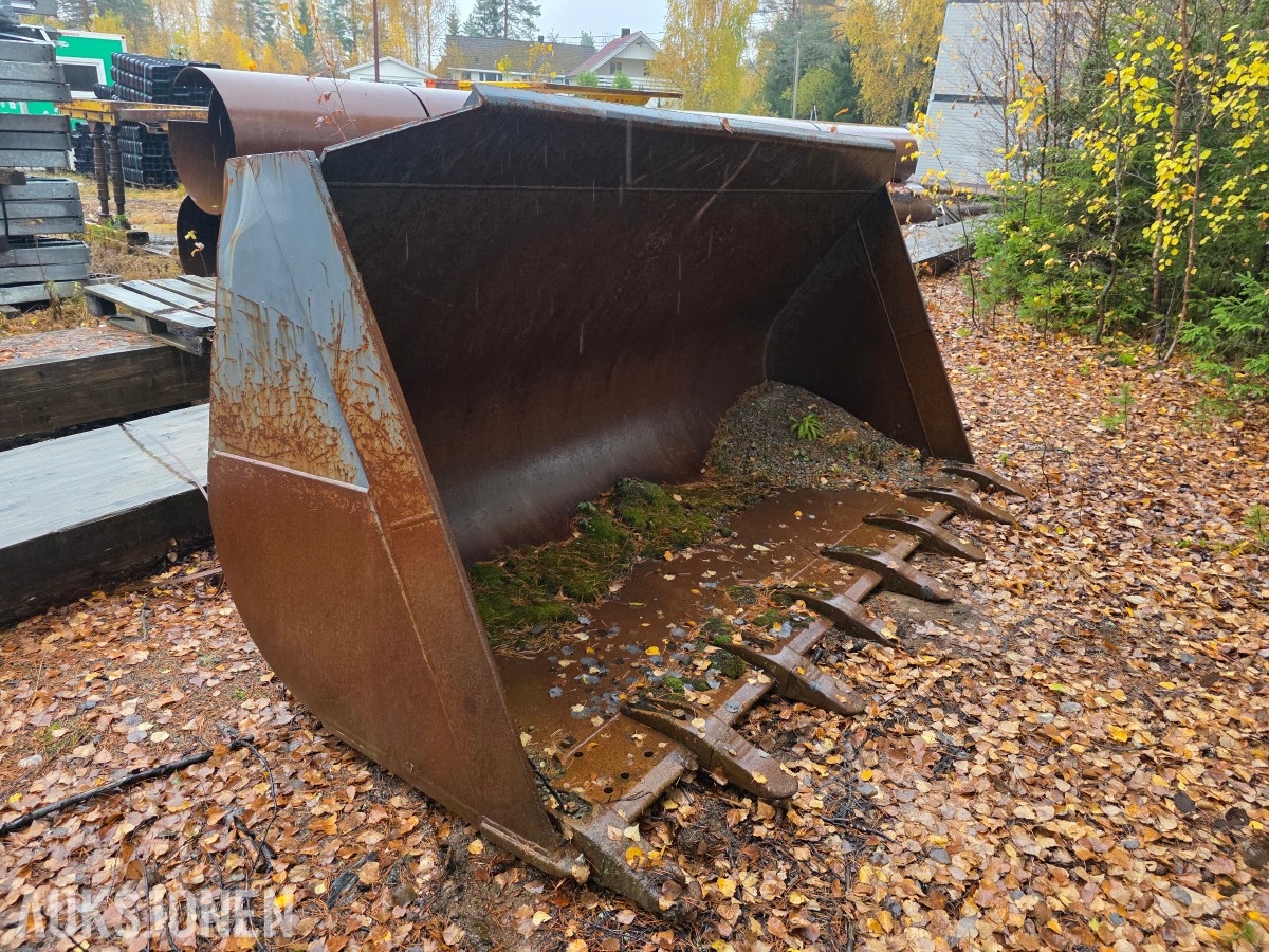 Hjullasterskuffe/ Bergskuffe stor kraftig