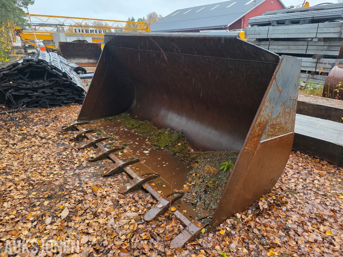 Hjullasterskuffe/ Bergskuffe stor kraftig