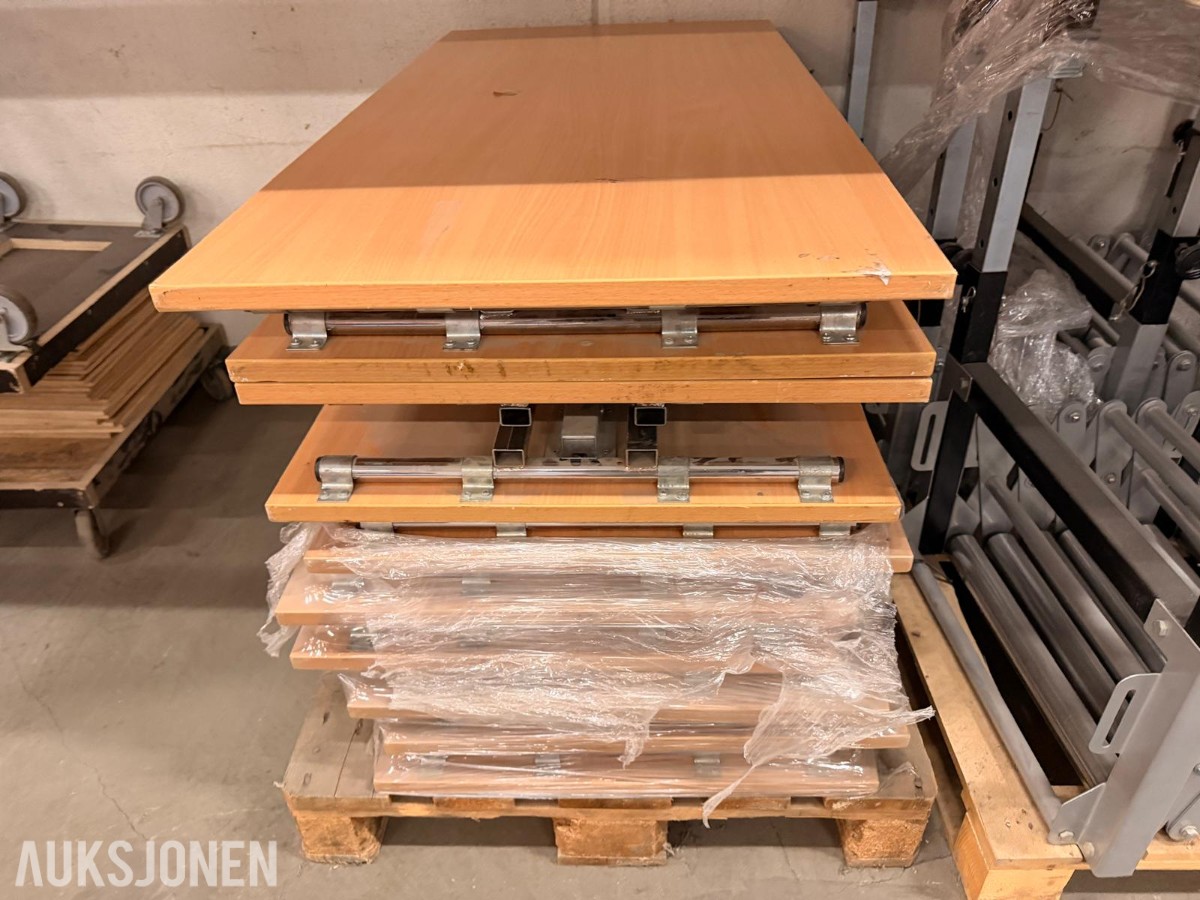 10 stk. sammenleggbare bord
