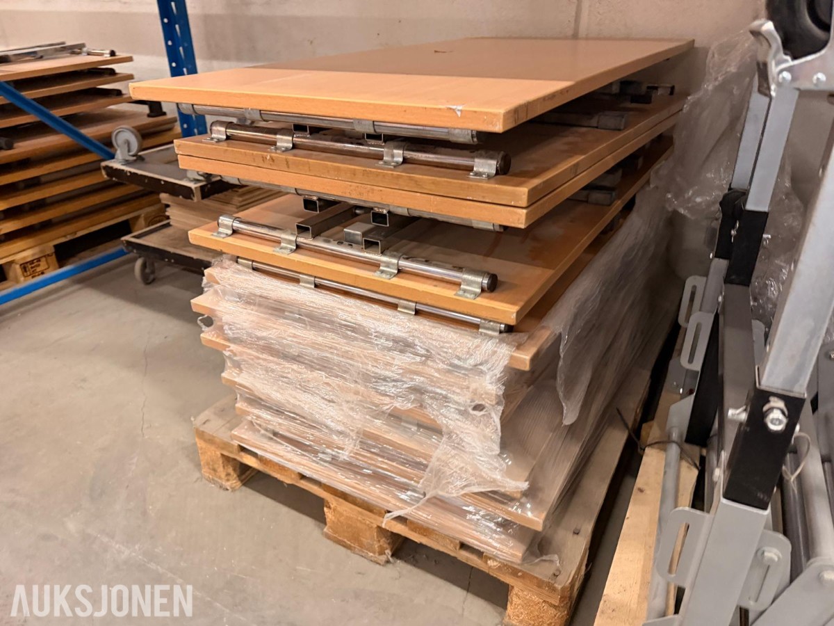10 stk. sammenleggbare bord