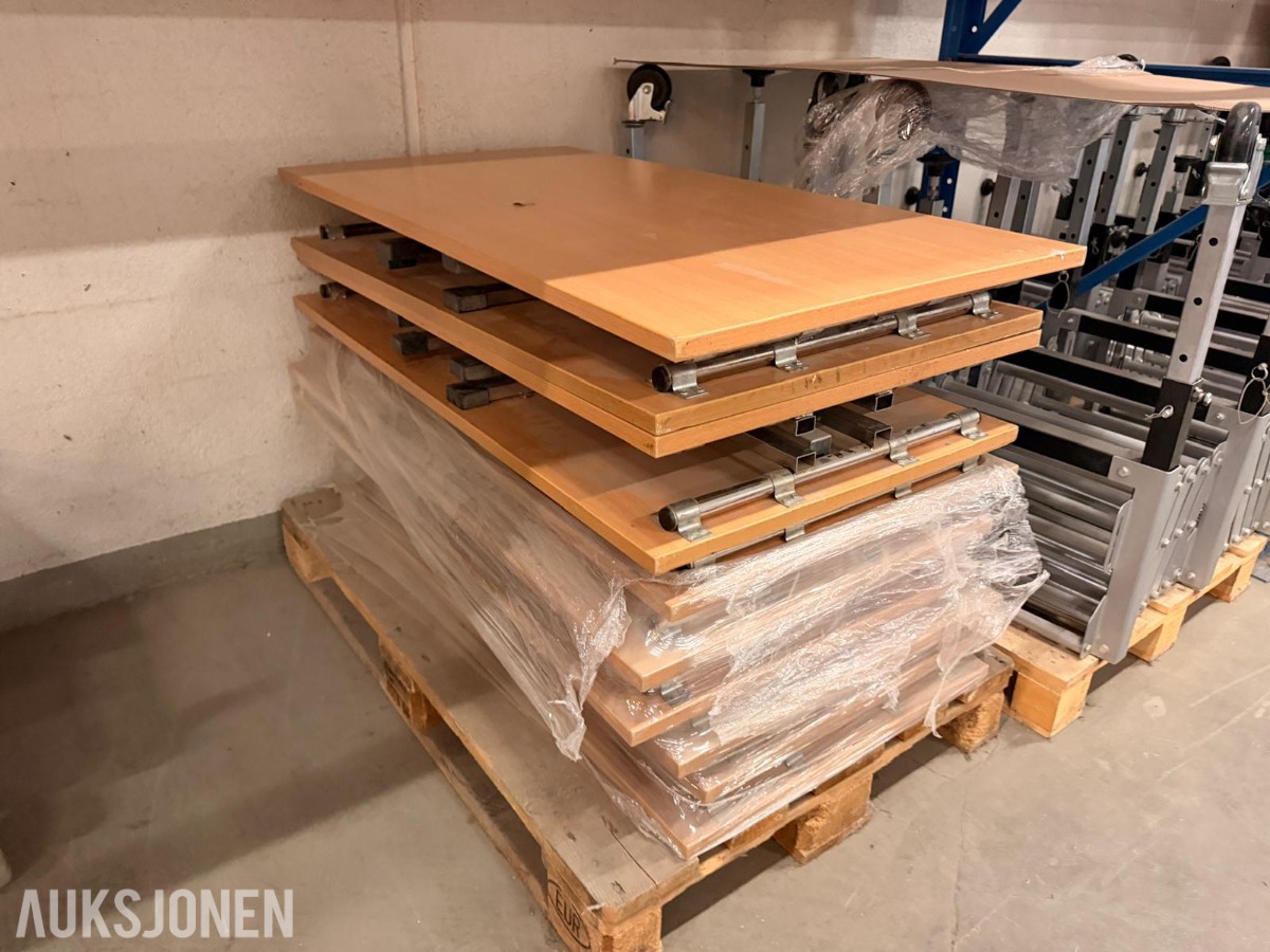 10 stk. sammenleggbare bord