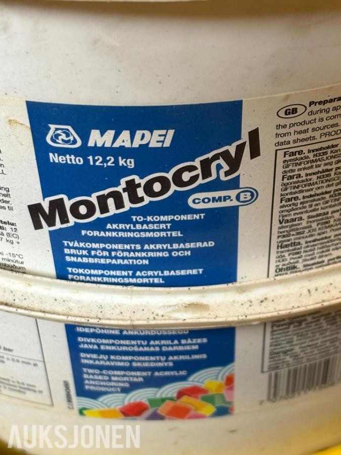 2024 Montocryl Mapei - parti med mørtel
