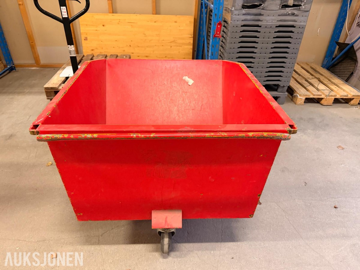 Materialvogn for papp