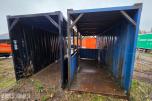 Gangcontainer/tunnel 6 meter kraftig stålkontruksjon 2 stk