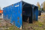 Gangcontainer/tunnel 6 meter kraftig stålkontruksjon 2 stk