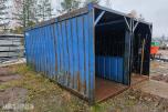 Gangcontainer/tunnel 6 meter kraftig stålkontruksjon 2 stk